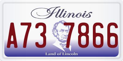 IL license plate A737866