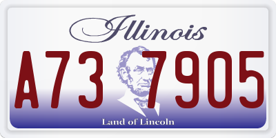 IL license plate A737905
