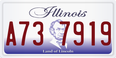 IL license plate A737919