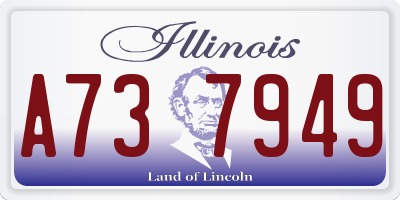 IL license plate A737949