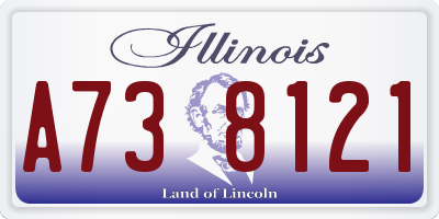 IL license plate A738121
