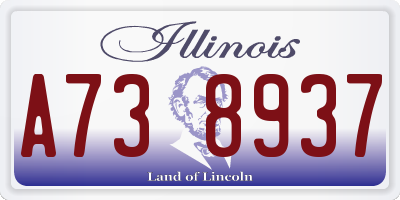 IL license plate A738937