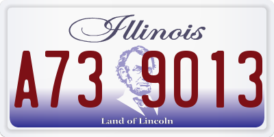 IL license plate A739013