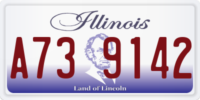 IL license plate A739142