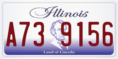 IL license plate A739156