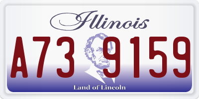 IL license plate A739159
