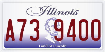 IL license plate A739400