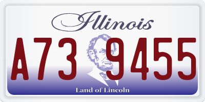 IL license plate A739455