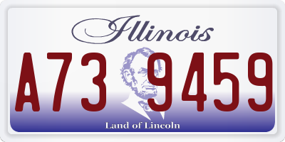 IL license plate A739459