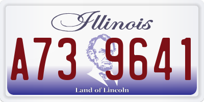 IL license plate A739641