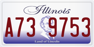 IL license plate A739753