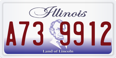 IL license plate A739912