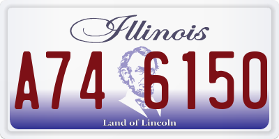IL license plate A746150