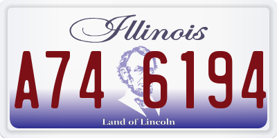 IL license plate A746194