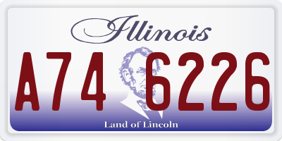 IL license plate A746226
