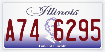 IL license plate A746295