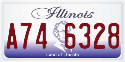 IL license plate A746328