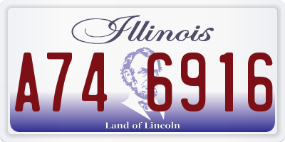 IL license plate A746916