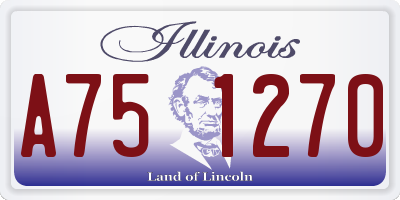 IL license plate A751270
