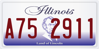 IL license plate A752911