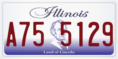 IL license plate A755129