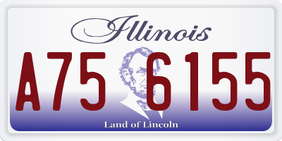 IL license plate A756155