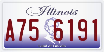 IL license plate A756191