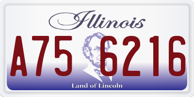 IL license plate A756216
