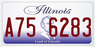 IL license plate A756283