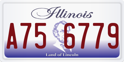 IL license plate A756779