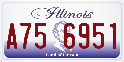 IL license plate A756951