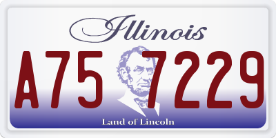 IL license plate A757229