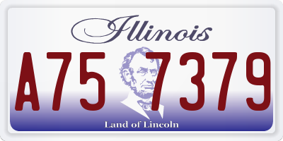 IL license plate A757379