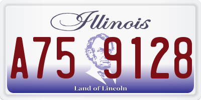 IL license plate A759128