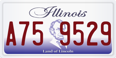 IL license plate A759529