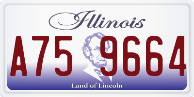 IL license plate A759664