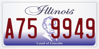 IL license plate A759949