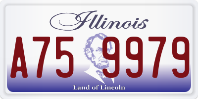 IL license plate A759979