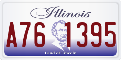 IL license plate A761395