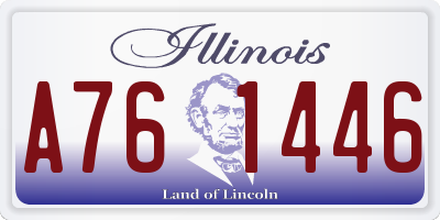 IL license plate A761446