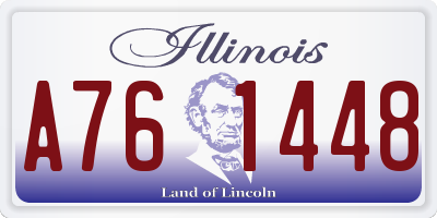 IL license plate A761448