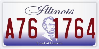 IL license plate A761764