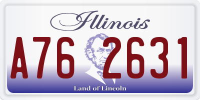IL license plate A762631