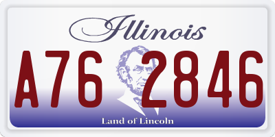 IL license plate A762846
