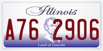IL license plate A762906