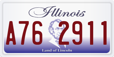 IL license plate A762911