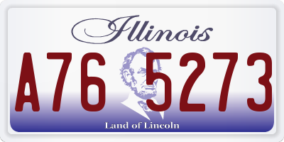 IL license plate A765273