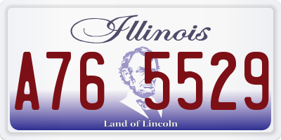 IL license plate A765529