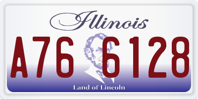 IL license plate A766128