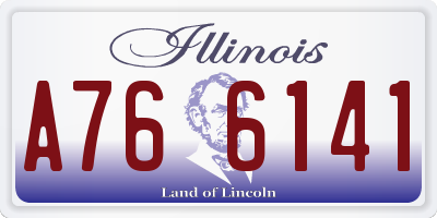 IL license plate A766141